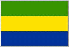 Gabon flaga