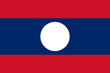 Laos flaga