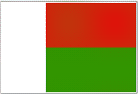 Madagaskar flaga