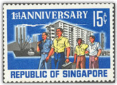 Singapur znaczek3